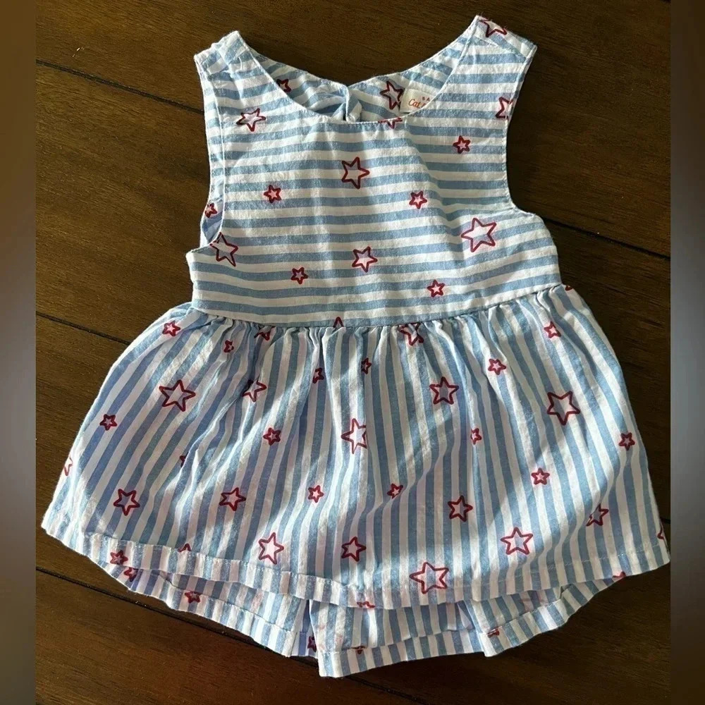 PATRIOTIC GIRLS OUTFIT : toddler girls, red white & blue outfit